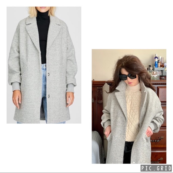 Stradivarius wool coat - Picture 1 of 13